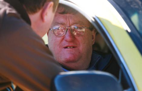 Kevin Ruffels, the father of Daniel Thomas, pictured at the scene
of a renewed search for his son in July last year.